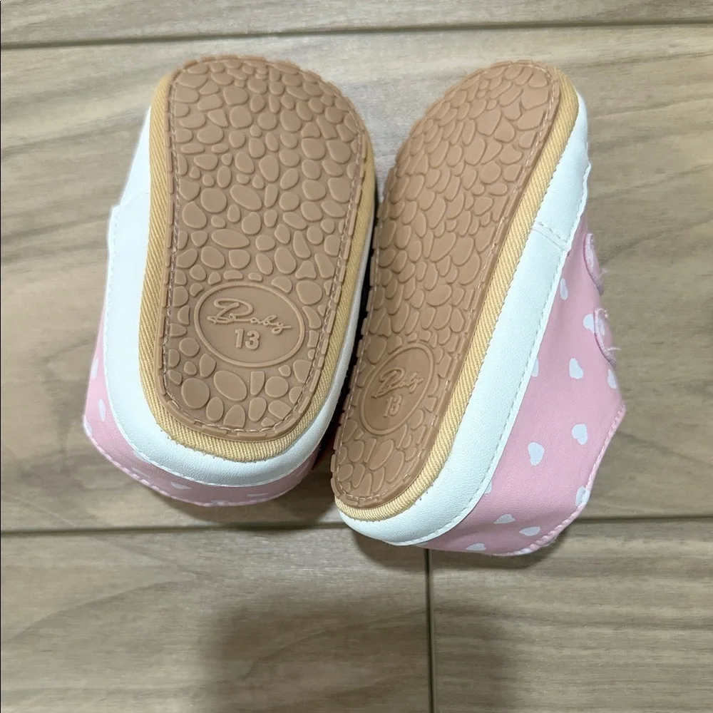 Pink Heart Kids Shoes